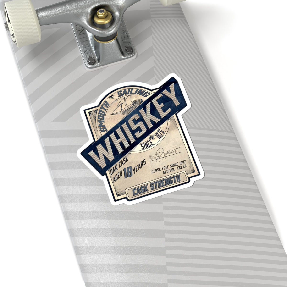 Smooth Sailin' Whiskey Sticker
