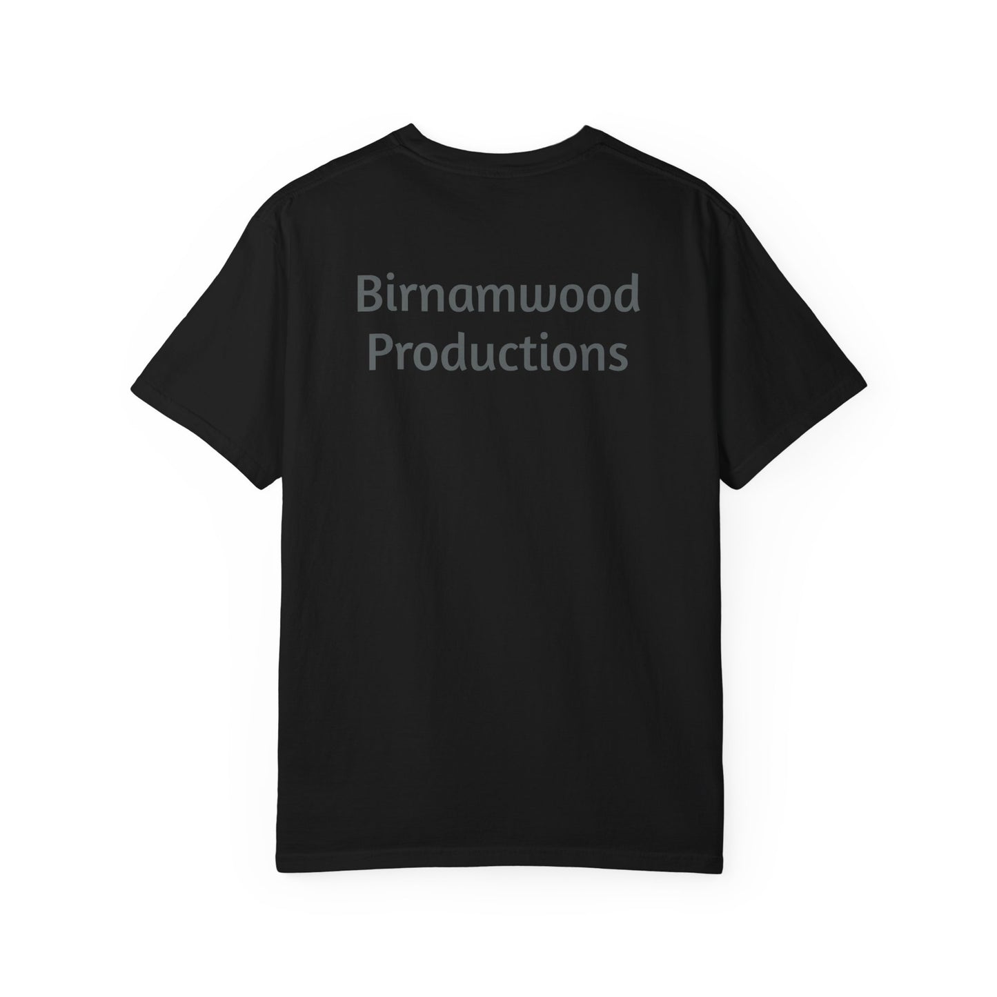 Garment-Dyed T-Shirt with Moonlit Landscape Design, Casual Top, Gift for Art Lovers, Unique Summer Tee, Comfortable Everyday Wear